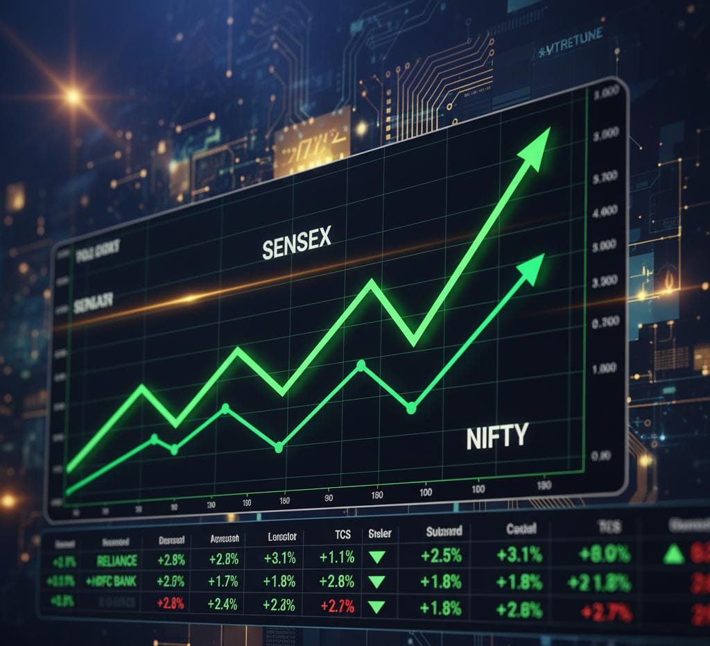Indian Markets Shine Ahead Of Diwali; Sensex, Nifty End On A High Note
