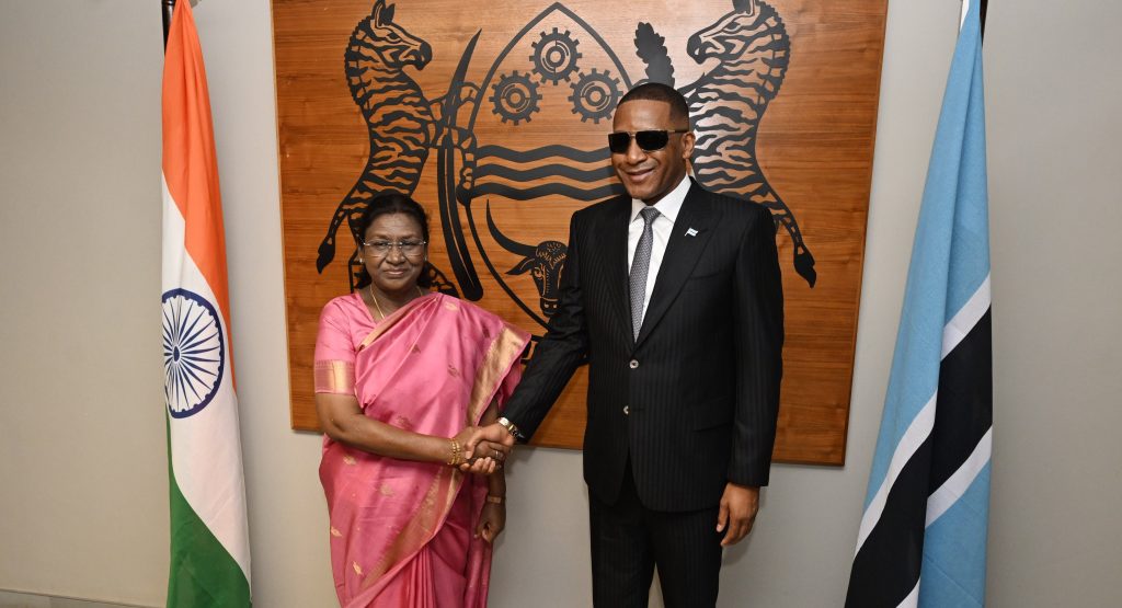President Murmu Holds Talks With Botswana’s President Duma Boko In Gaborone