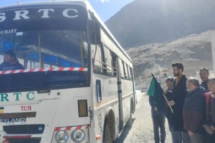 Ladakh Administration Launches New Bus Service Between Diskit and Skampuk in Nubra Sub-Division