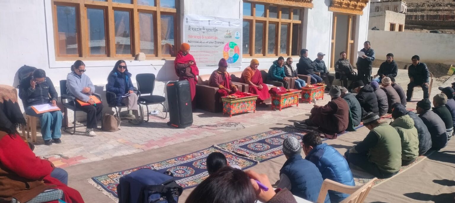 Leh, November 12,2025: The "Administration to Doorstep (Memangs Se sJabstok)" campaign was conducted today at Village Liker under Sub Division Liker. A large number of villagers participated in the event.