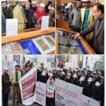 Divisional Commissioner Anshul Garg inaugurated a World Heritage Week Exhibition of archival records and rare manuscripts at Shergarhi Complex, Srinagar, and flagged off a Heritage Walk to SPS Museum.