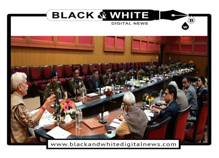 LG Manoj Sinha Chairs High-Level Security Review Meeting in Jammu