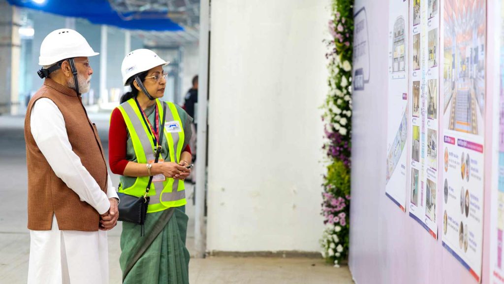 PM Modi Reviews Progress Of India’s Bullet Train Project In Surat