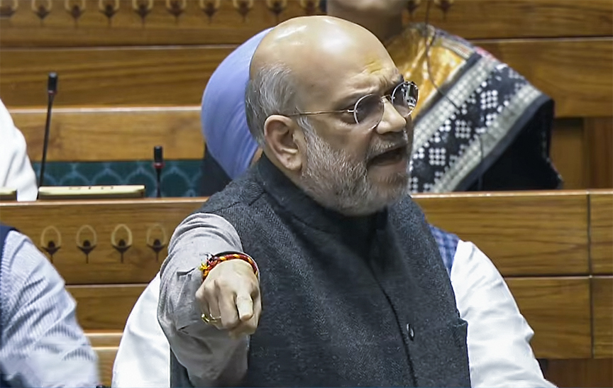 Infiltrators Cannot Decide PM Or CM, Says HM Amit Shah In Lok Sabha
