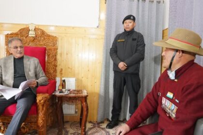 Various delegations call on LG Ladakh