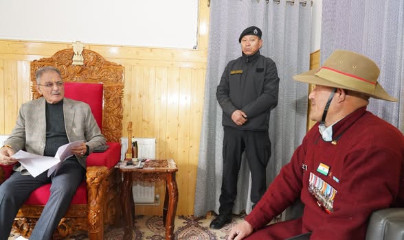 Various delegations call on LG Ladakh