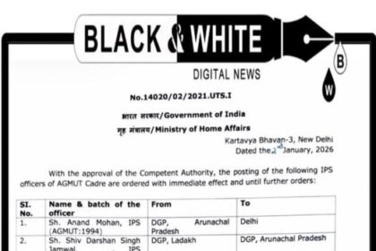 IPS Mukesh Singh Appointed DGP of Ladakh, IPS S.D. Jamwal Transferred to Arunachal Pradesh