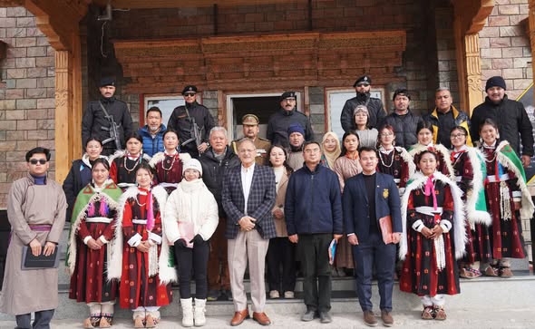 LG Ladakh flags off delegates for National Youth Festival 2026