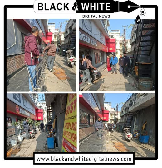 JMC Conducts Anti-Encroachment Drive in Gandhi Nagar:On-Spot Action Taken