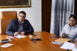 A meeting on the Aspirational Block Programme was chaired by Shri Tsewang Gyalson, Chief Planning Officer (CPO), Leh, on 9 January 2026 at the Video Conferencing Room, DC Office, Leh.