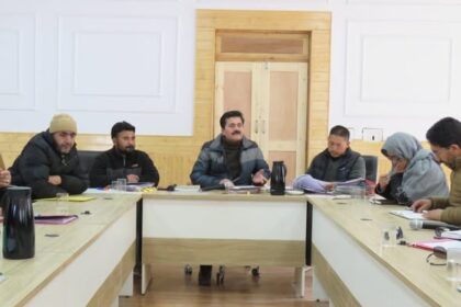 SDM Khaltse Holds Preparatory Meeting for 77th Republic Day Celebrations.