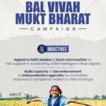 Bal Vivah Mukt Bharat campaign is aimed at eradicating child marriage from India by 2030.