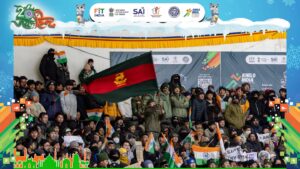 UT Ladakh ice hockey player Karma Rigyal Stein said the team’s bronze-medal finish at the 6th Khelo India Winter Games reflected steady progress. “Chandigarh had a better strategy in the semifinal, and we learned a lot from that match,” he said, adding that the setback would help the team improve. Thanking the concerned associations, medical teams and support staff, he noted that “the smooth conduct of the Games allowed players to focus fully on performance,” and expressed confidence that the team would return stronger.#KheloIndiaWinterGames #KIWG2026 #IceHockey #IceSkating #SportsAuthorityofIndia #WinterGamesMansukh MandaviyaMinistry of Youth Affairs and Sports, Government of IndiaPress Information Bureau - PIB,  Government of IndiaMinistry of Information & Broadcasting, Government of India