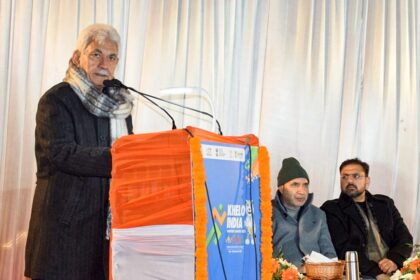 J&K L-G Manoj Sinha Inaugurates 6th Edition Of Khelo India Winter Games
