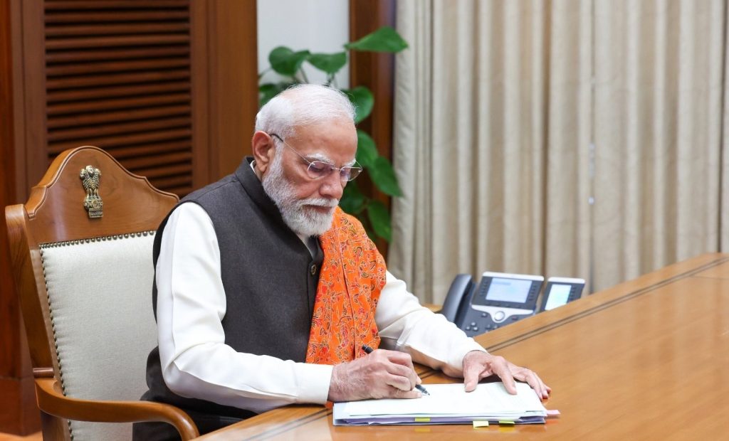 M Modi Signs First Files At Seva Teerth, Dedicates Complex To The Nation