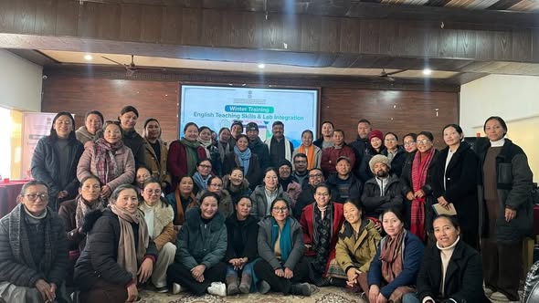 DIET Winter Training on English Teaching Skills and Lab Integration Concludes Successfully