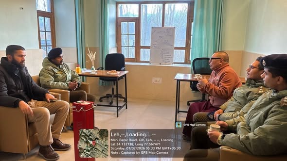 SSP Leh Along with District Officials Visit De-Addiction Centre Leh, Encourage Patients Towards Recovery and Rehabilitation