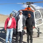 Nubra, Feb 22, 2026: A B3 helicopter of Pawan Hans successfully landed today at the helipads of Sumoor and Digger villages, marking an important step in strengthening connectivity and public service delivery in the region.