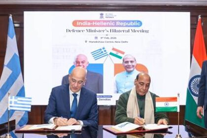India, Greece Strengthen Defence Ties; Joint Declaration Of Intent Signed