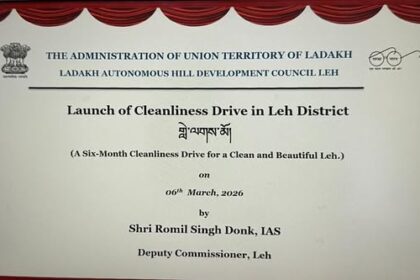 Launch of Cleanliness Drive in Leh District “གླེ་ལགས་མོ།” (LehgLagsmo)