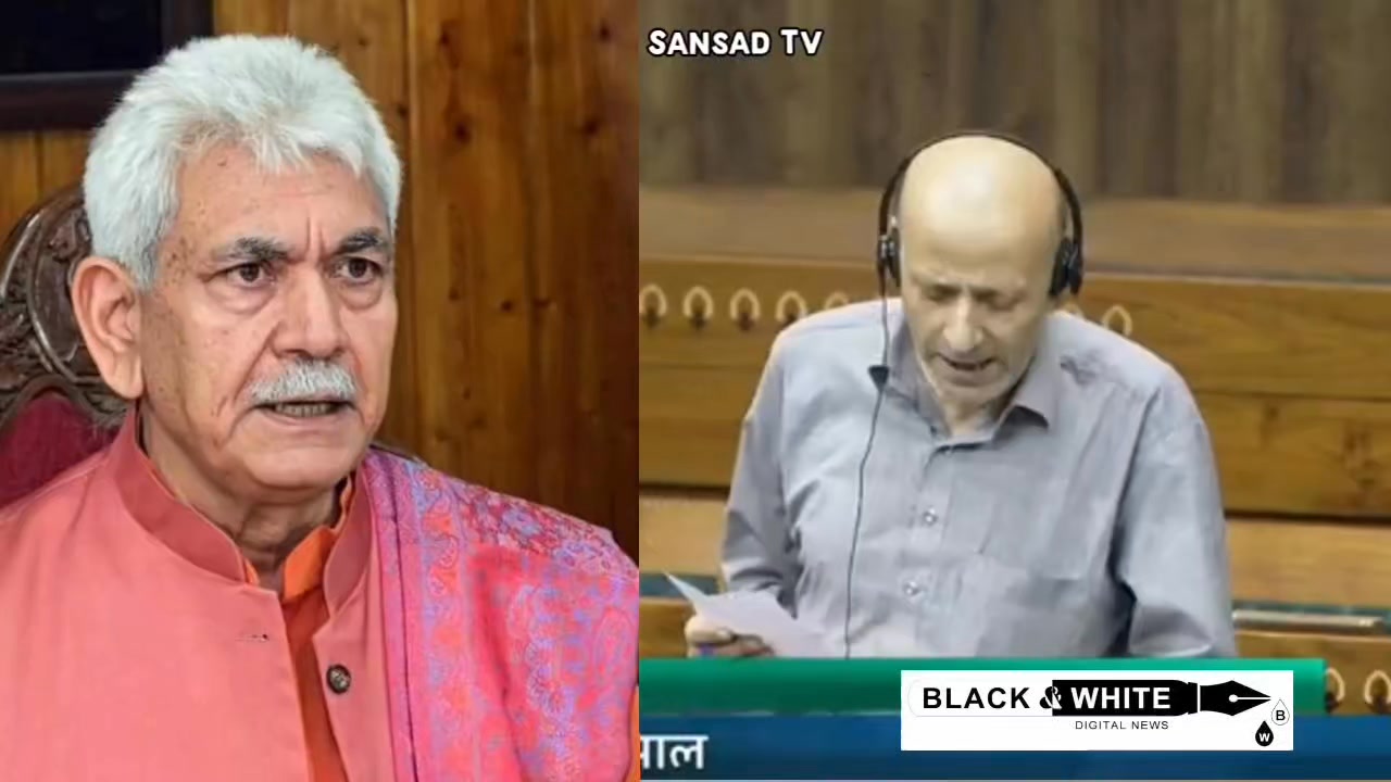In Jammu & Kashmir, Manoj Sinha Is Terminating Employees Daily MP Eng Rashid