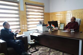 L-G Vinai Kumar Saxena holds meeting with Chief Secretary; Directs preparation of comprehensive plan for creation of 50 water bodies across Ladakh; Says it will help address water shortage issues in Ladakh