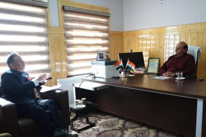 L-G Vinai Kumar Saxena holds meeting with Chief Secretary; Directs preparation of comprehensive plan for creation of 50 water bodies across Ladakh; Says it will help address water shortage issues in Ladakh