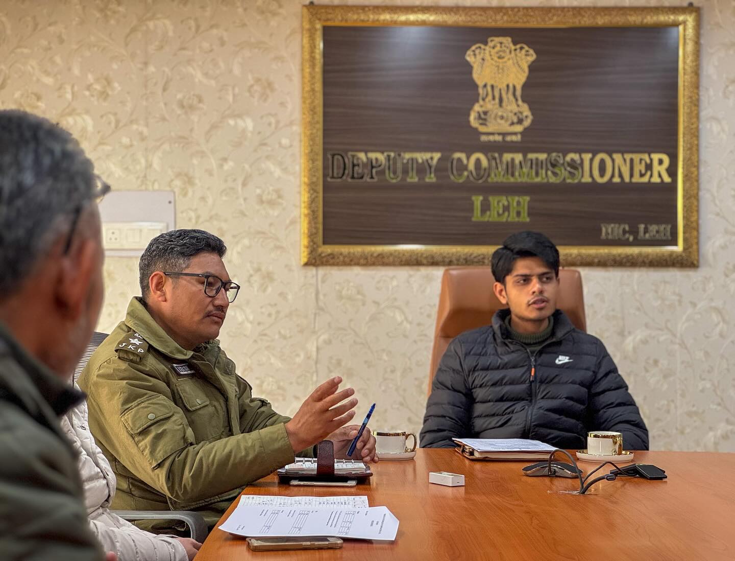 ADC Leh Chairs Meeting to Review Regulation and Monitoring of LPG Cylinders in Leh