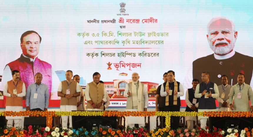 PM Modi Launches ₹23,550 Crore Development Projects In Assam’s Silchar, Highlights Barak Valley’s Role In Act East Policy