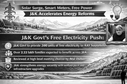 J&K to Map 2.22 Lakh AAY Households for Free Electricity, Push Solar and Power Reforms