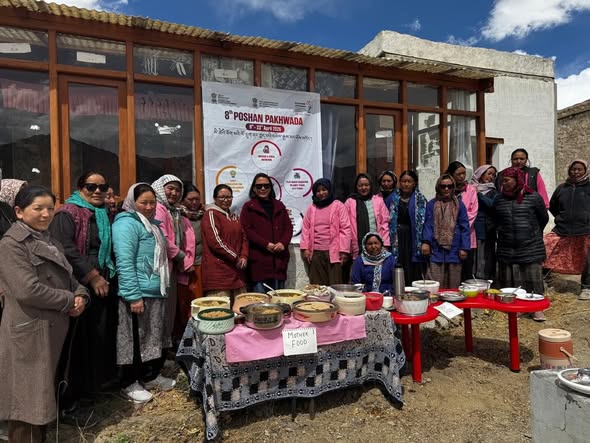 Nutrition-Oriented Recipe Competition Organised at Sakti Village under Poshan Pakhwada