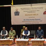 L-G Vinai Kumar Saxena hands over appointment letters to newly recruited govt employees during Rozgar Mela