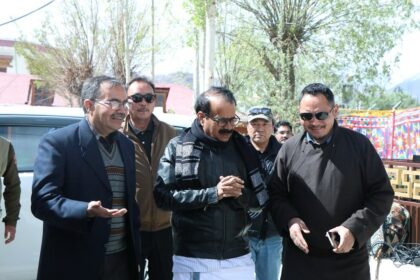 30th April 2026, the Central Institute of Buddhist Studies, Leh arranged the Felicitation Programme in honour of Shri George Kurian, Hon’ble Union Minister of State for Minority Affairs, Fisheries, Animal Husbandry and Dairying, Govt. of India at Senior Secondary School.