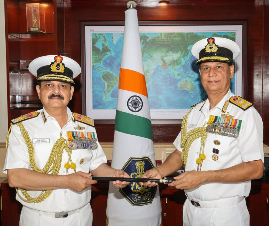 Vice Admiral Ajay Kochhar Assumes Charge As 48th Vice Chief Of Naval Staff