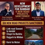 Ramban Gets Infrastructure Push with Sanction of Six New Roads