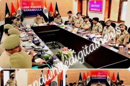 DIG North Kashmir Reviews Security, Crime & Anti-Drug Operations in Baramulla