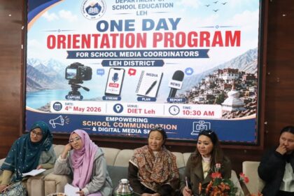 The District Institute of Education and Training Leh under the guidance of Esteemed Secretary School Education UT Ladakh Ms. Banu Prabha organised one day orientation program for Zonal and School Media coordinators of Leh District.