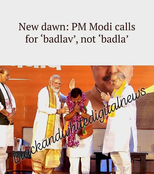 PM Modi calls for ‘Badlav’, not ‘Badla’ ....