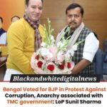 J&K LoP Sunil Sharma said with clear victory of BJP is Bengal is reflective of the fact that people have voted against corruption and anarchy associated with TMC government....