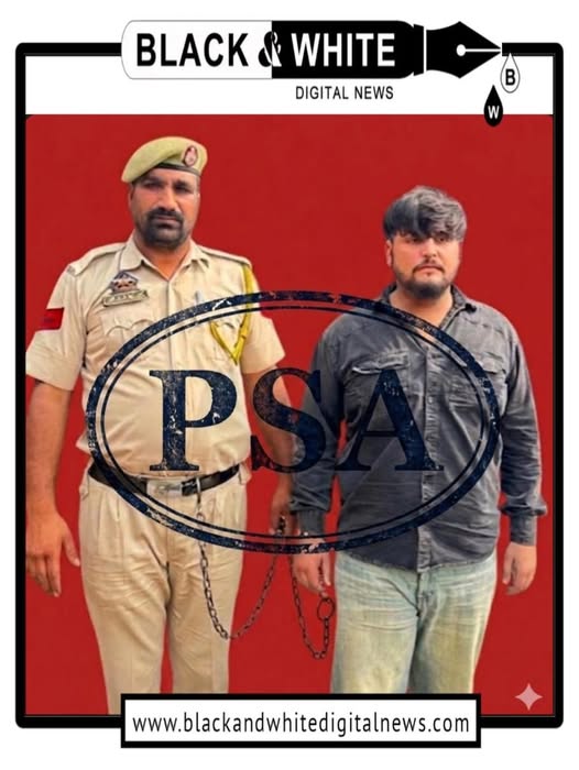 Habitual Offender Detained Under PSA in Jammu; Police Intensify Crackdown on Criminals, Drug Mafia