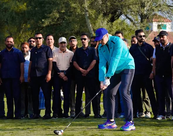 Omar Abdullah inaugurated the India Golf Carnival 2026 at the iconic Royal Springs Golf Course, Srinagar.