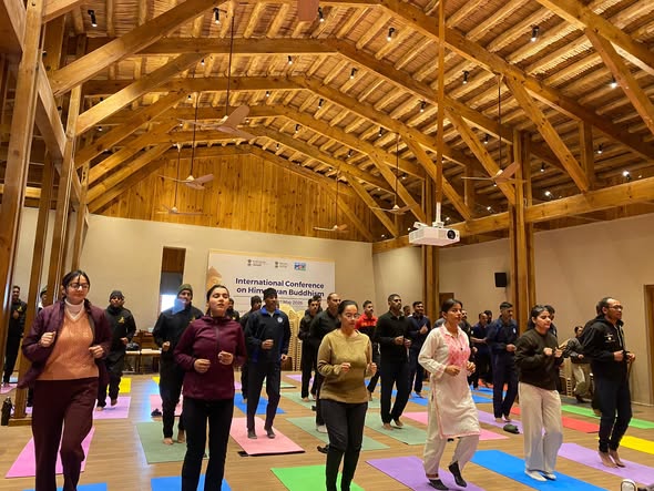 Yoga & Meditation Session Continues on Day-10 at MIMC