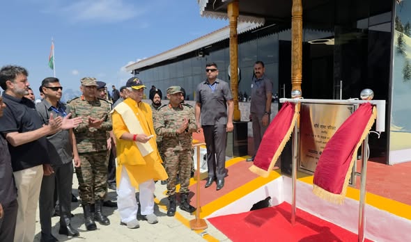 Today, inaugurated the 'Shaurya Gatha' Complex at SM Hill in Tangdhar, Karnah in Kupwara.
