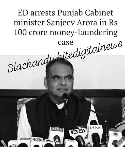 ED arrests Punjab Cabinet Minister Sanjeev Arora in Rs 100 crore Money-Laundering Case...