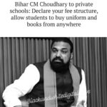 Bihar CM Choudhary to private schools: Declare your fee structure, allow students to buy uniform and books from anywhere ..