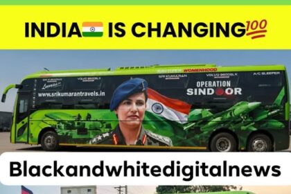 In a time when film stars and celebrities dominate most public spaces, one private bus owner chose to send a very different message — a message of respect for the nation’s real heroes.