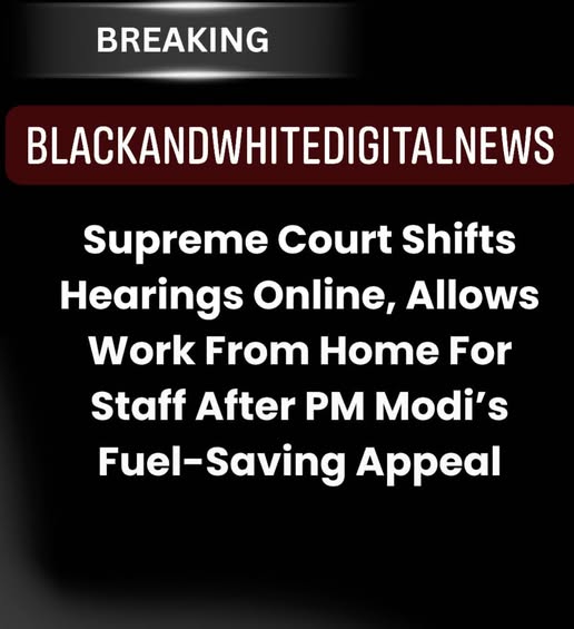 Supreme Court moves hearings online, allows staff work from home amid PM Modi's appeal to save fuel..