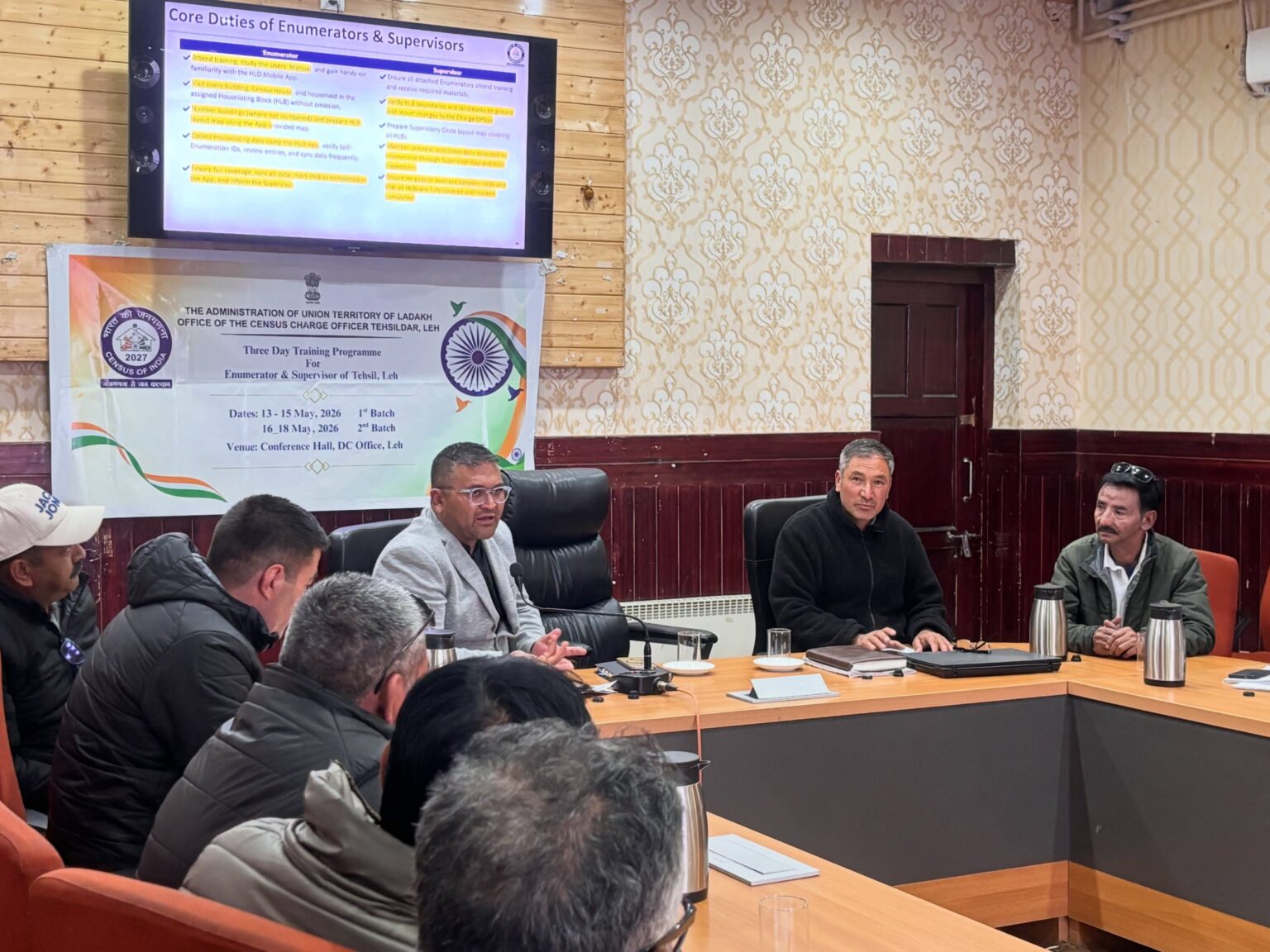 2nd Batch of Three-Day Training Programme on Census 2027 Framework Begins at DC Conference Hall, Leh on 16th May, 2026.