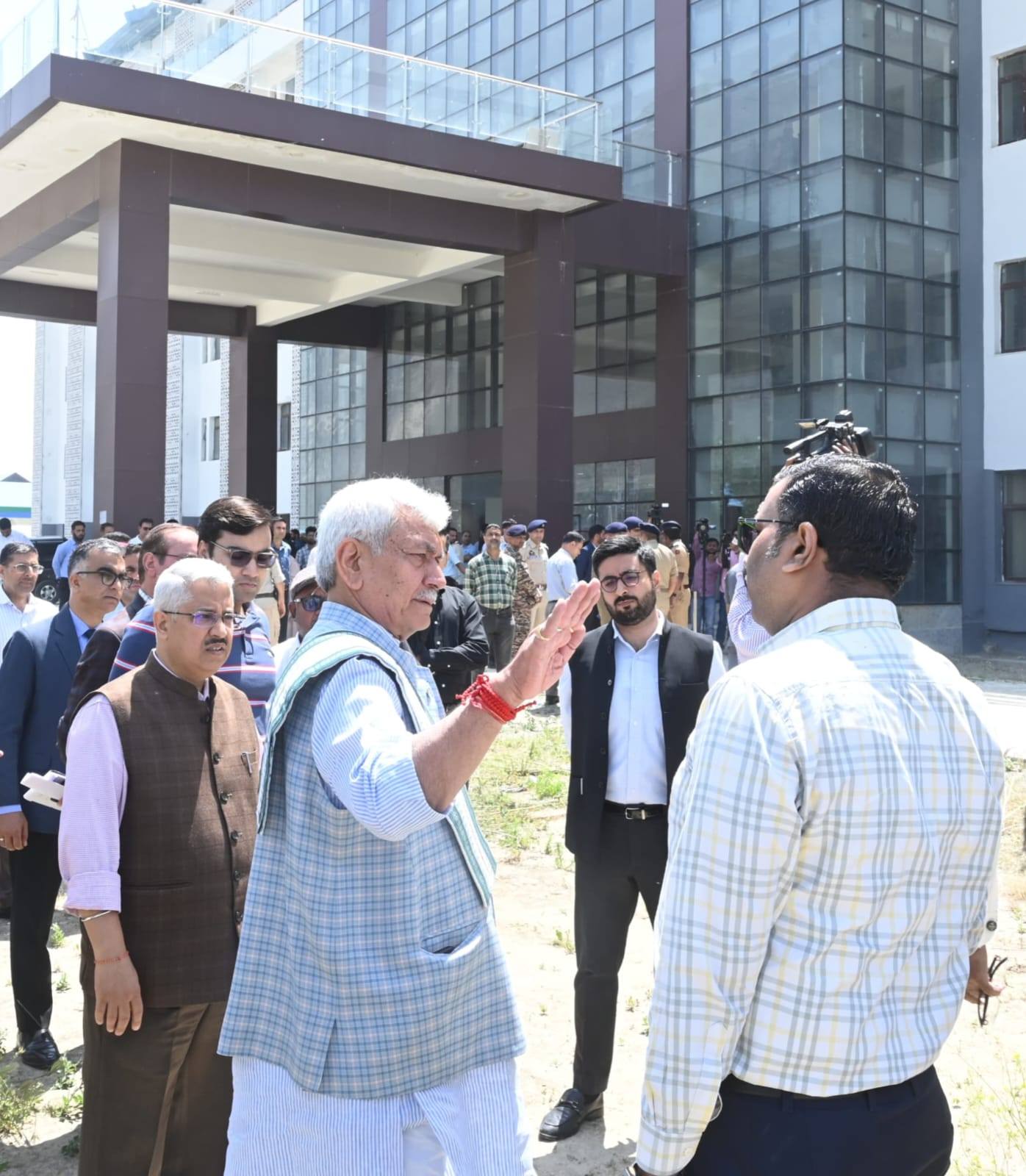 Pantha Chowk Yatri Niwas Inspection Ahead of Amarnath Yatra