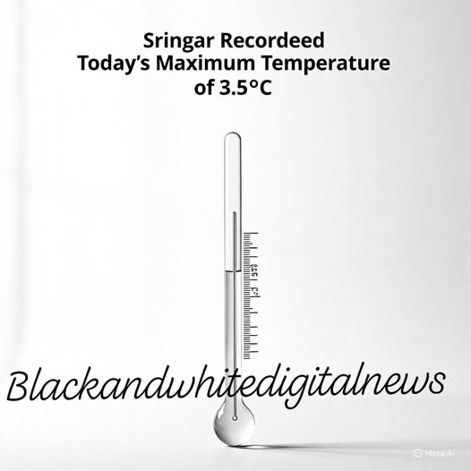 𝗦𝗿𝗶𝗻𝗮𝗴𝗮𝗿 𝗰𝗶𝘁𝘆 𝗿𝗲𝗰𝗼𝗿𝗱𝗲𝗱 𝘁𝗼𝗱𝗮𝘆 𝗺𝗮𝘅𝗶𝗺𝘂𝗺 𝘁𝗲𝗺𝗽𝗲𝗿𝗮𝘁𝘂𝗿𝗲 𝗼𝗳 𝟯𝟭.𝟱°𝗖...